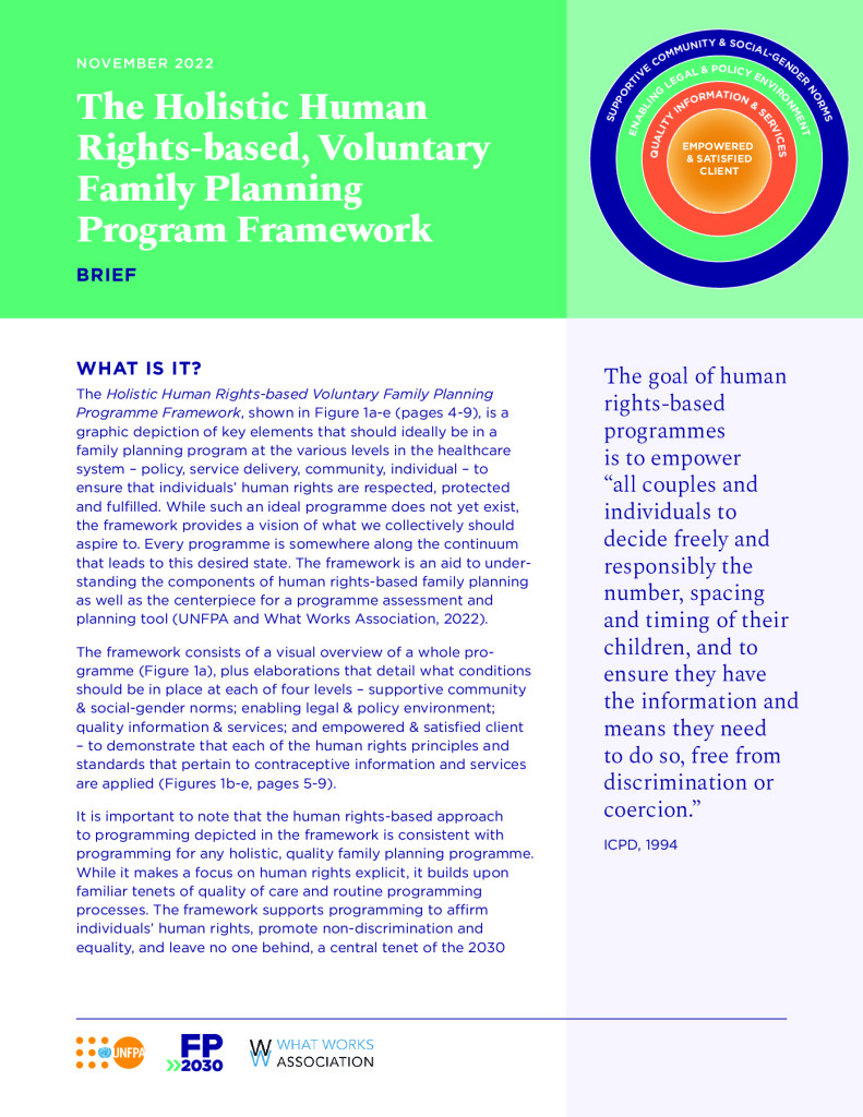HRBA FP Framework Brief
